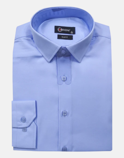 Lorenzini LS Slim Fit Sky Blue Shirt