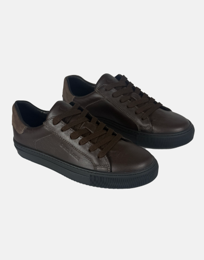 Gian Luca Brown Leather Sneaker