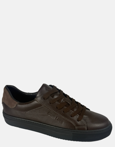 Gian Luca Brown Leather Sneaker