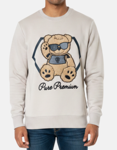 PURE PREMIUM Cielo Light Grey Sweater