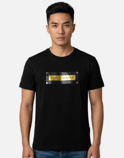 Pure Premium Caputo Black T Shirt