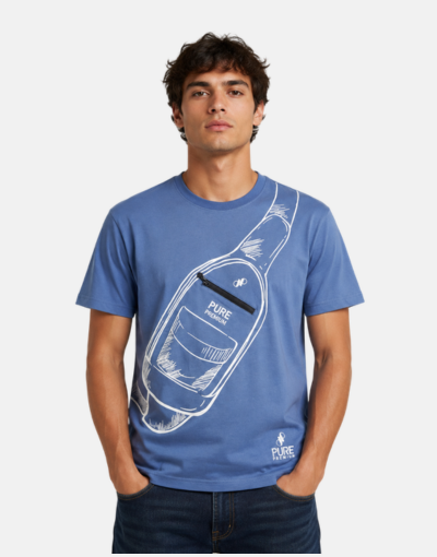 Pure Premium Sling Bag  Blue T-shirt