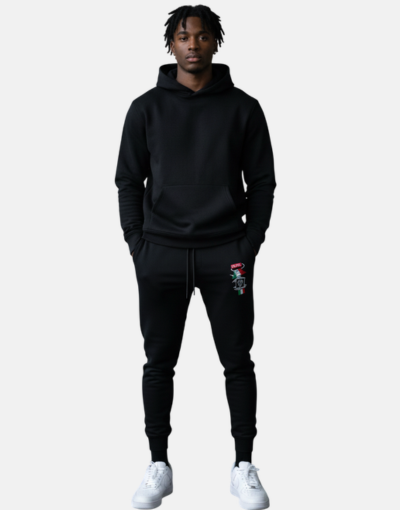 Pure Premium Taviani Black Sweatpants