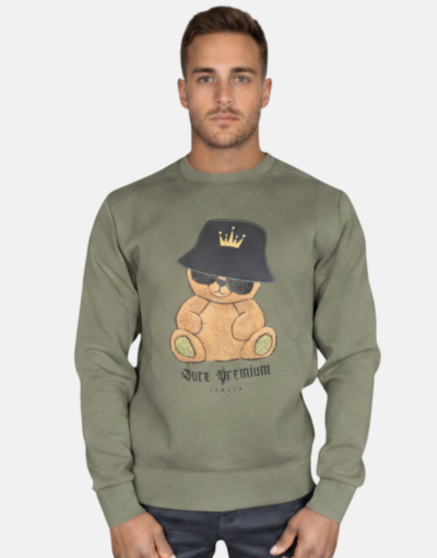 PURE PREMIUM Namek Dark Grey Sweater
