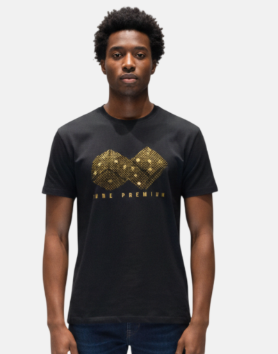 Pure Premium Black Diced Tee
