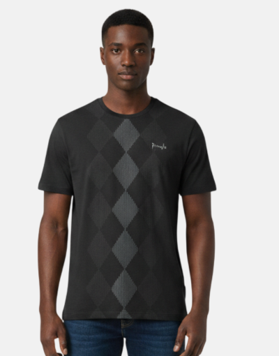 Pringle of Scotland Black Hugo SS Tee