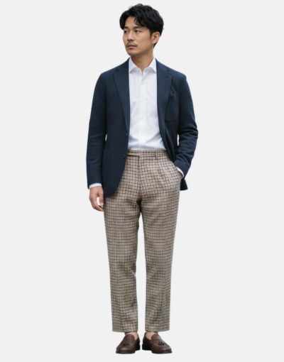 Navada Taupe 2 Pleat Trousers