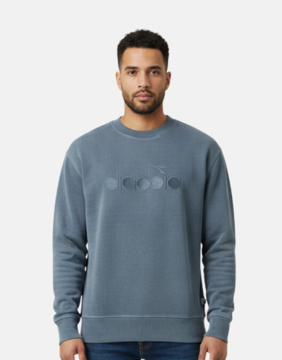 DIADORA Blue Callisto Crew Neck Top