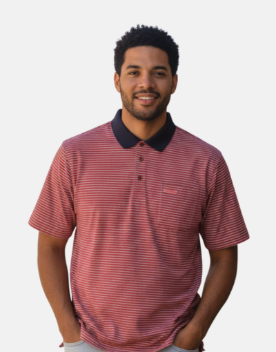 Navada Stripe/Navy Red Golfer
