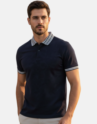Rossini Italian Navy  Double Mercerized Golfer