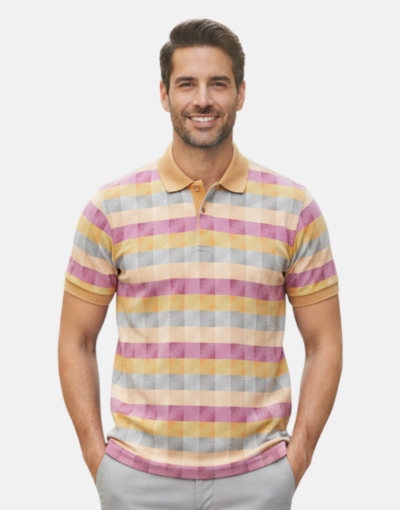Rossini Italian Peach Double Mercerised Golfer