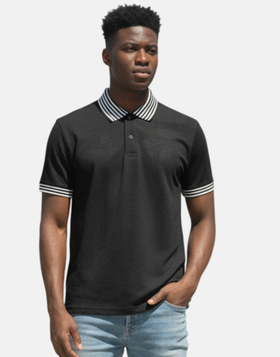 Rossini Italian Golfer Black Double Mercerized