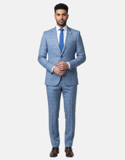 Carducci Stelvio Slim Fit L.Blue Suit