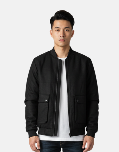 Carducci Pantera Melton Black Jacket