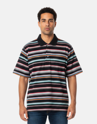 New Gent Black Multi Golfer