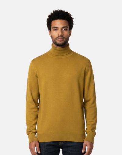 New Gents Polo Neck Maize