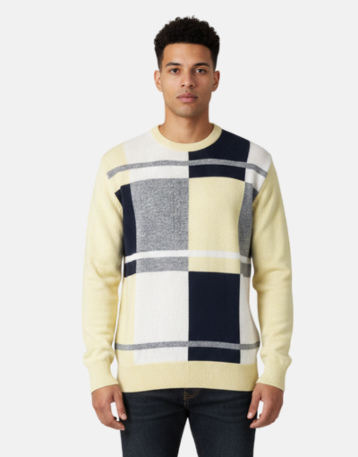 Grant of Scotland Block Soda Lambs Wool Knitwear