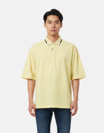 Zuccino Italy Double Mecerized Lemon Golfer