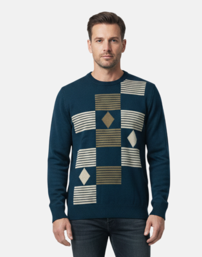 Rob Roy Acrylic Colour Strip  DK AIRFORCE Sweater