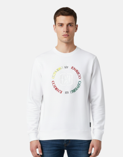 Enrico Coveri White Italian Sweater
