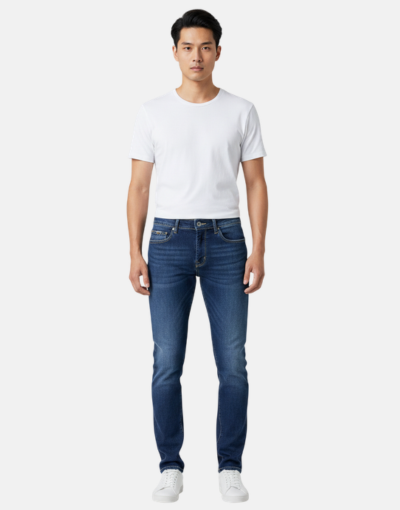 Enrico Coveri Blue Skinny Fit Jeans