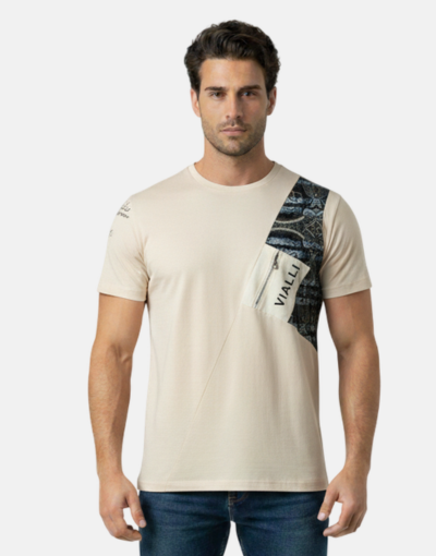 Vialli Cream Impoz T Shirt