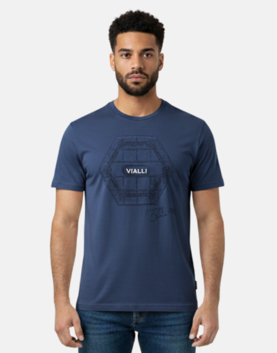 Vialli Intense Navy Blue T-Shirt