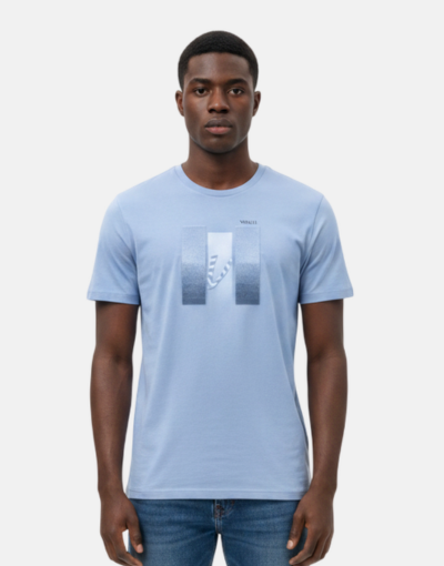 VIALLI Curve Blue T-Shirt