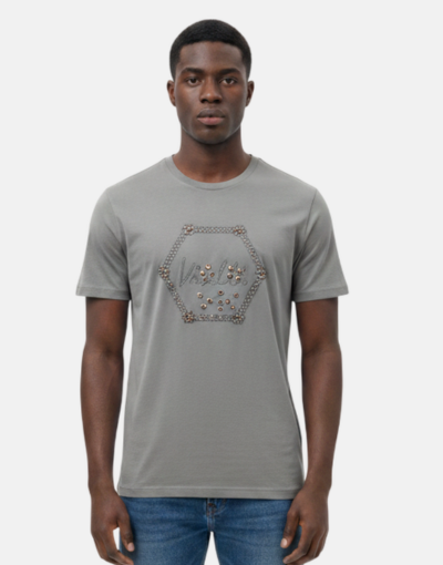 VIALLI Extreme Grey T Shirt