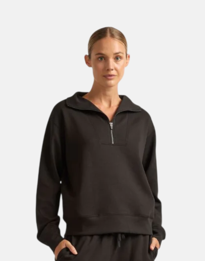 BOODY Women's Quarter Zip Sweater