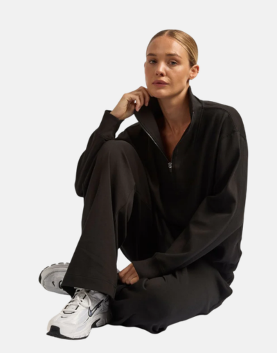 BOODY Women's Quarter Zip Sweater