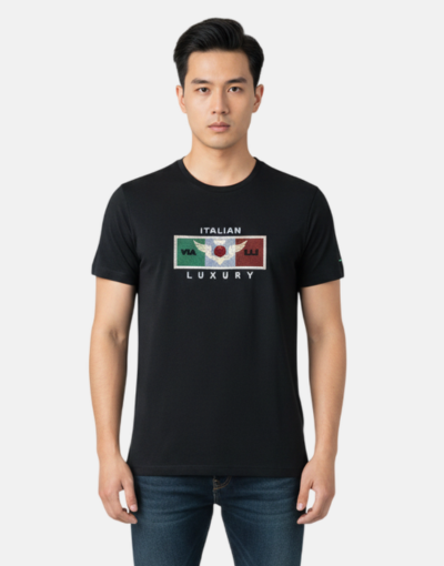 Vialli Axcel T-Shirt Black