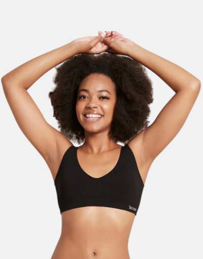 Boody Bamboo Shaper Crop Bra Black