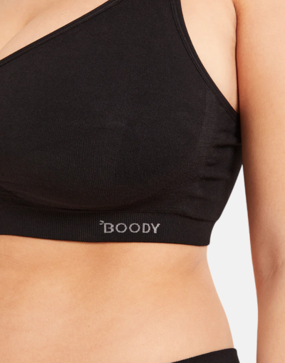 Boody Women's Full Bust Wireless Bra Black