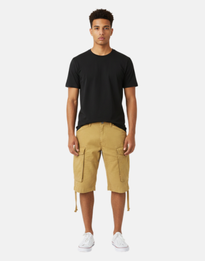 Vialli Muda Bermuda 6 Pkt Khaki Short