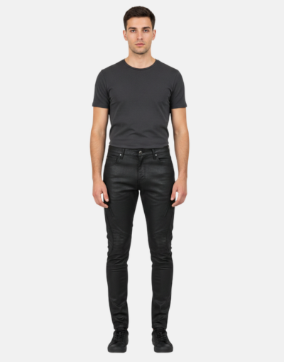 Vialli Impossibo Wax Black Skinny Jean