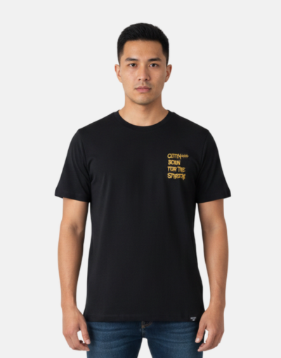 CUTTY BORN T-SHIRT( BLACK)