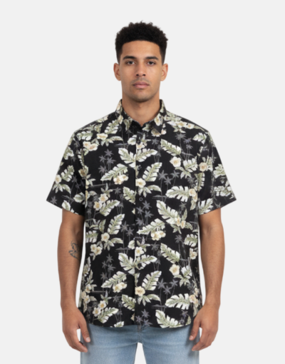 Cutty CGino Black Floral Shirt