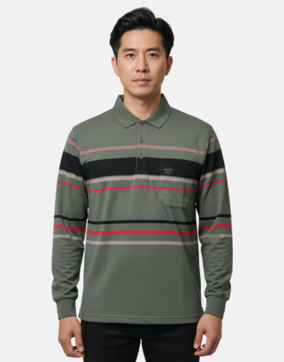 KG Olive Green LS Golfer