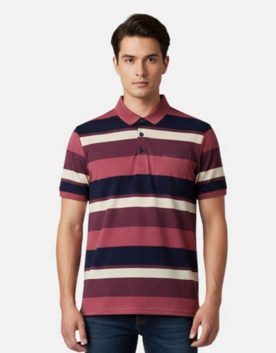 KG Pink Stripe Golfer
