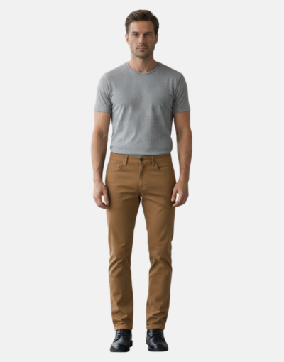 KG Slim Fit Tan Chino
