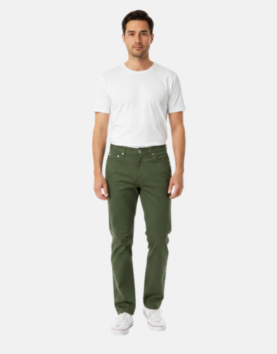 KG Olive 5 PKT Twill Denim