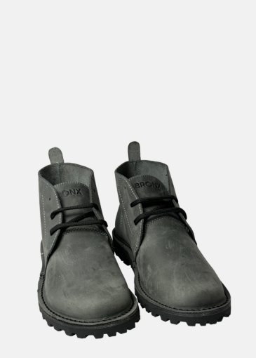Bronx Leather Charcoal Vellie Boot
