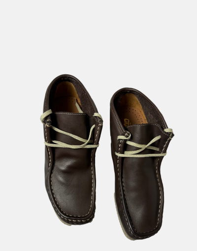 Grasshopper Leather Logo Atlanta Choc Brown Boot