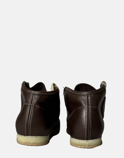 Grasshopper Leather Logo Atlanta Choc Brown Boot