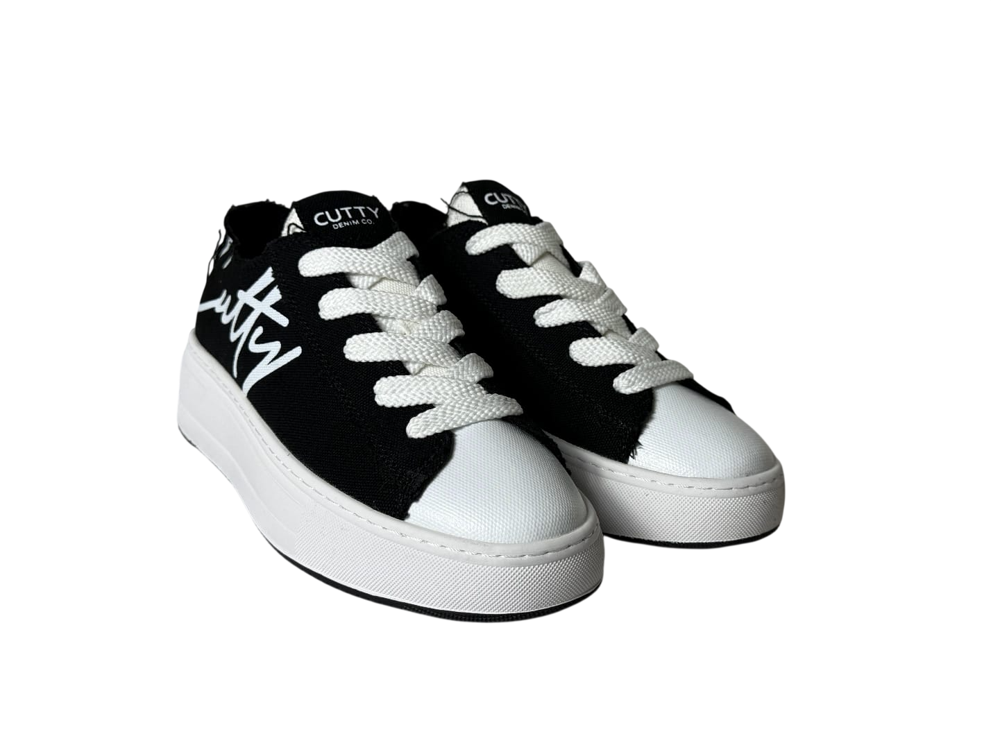 Cutty Men’s Tampa Low Black/White Sneaker