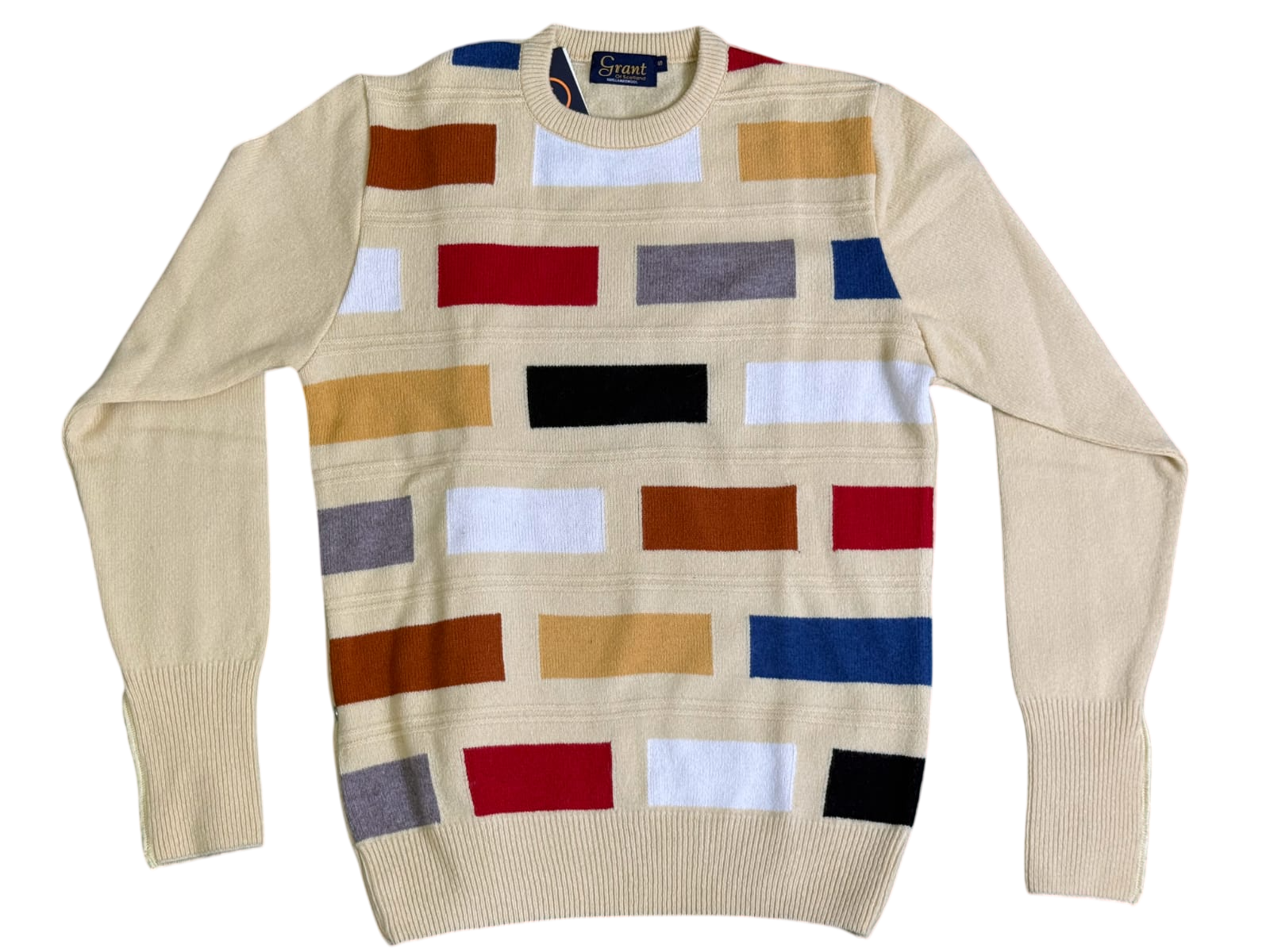 Grant of Scotland Multi-Colour Block Sweater Soda