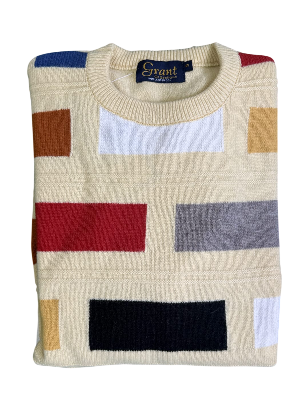 Grant of Scotland Multi-Colour Block Sweater Soda