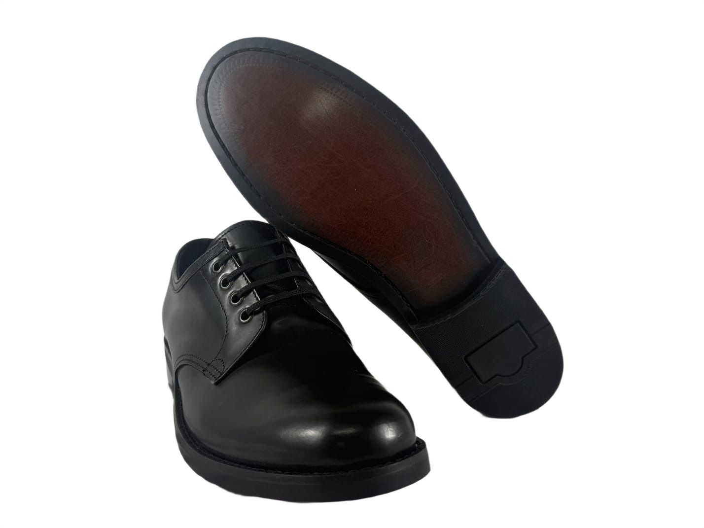 Freeman Saxone Classic Black Shoe