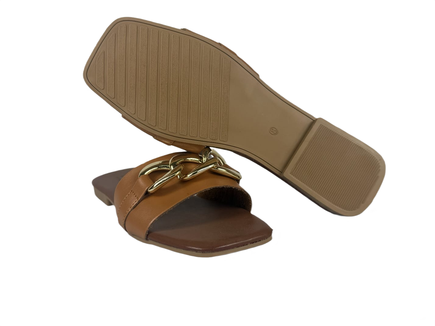 Filo Ladies Tan Sandal